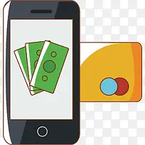 手机划卡png矢量素材-空若网 手机划卡png矢量素材-空若网