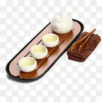 整套白色茶具实物拍摄-空若网 整套白色茶具实物拍摄-空若网