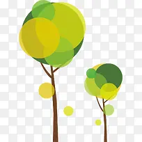 圆形抽象树木-空若网 圆形抽象树木-空若网