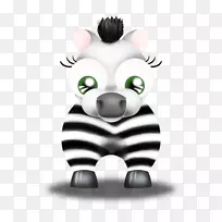 斑马动画马剪贴画-MAA-空若网 斑马动画马剪贴画-MAA-空若网