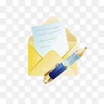 手绘信件图案-空若网 手绘信件图案-空若网