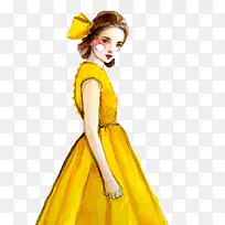 创意人像手绘插画-空若网 创意人像手绘插画-空若网