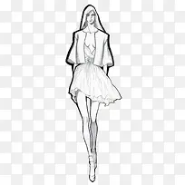 创意人像手绘插画-空若网 创意人像手绘插画-空若网