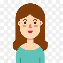 卡通扁平化女性人物设计-空若网 卡通扁平化女性人物设计-空若网