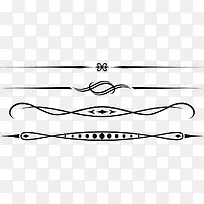 特殊矢量创意分割线-空若网 特殊矢量创意分割线-空若网