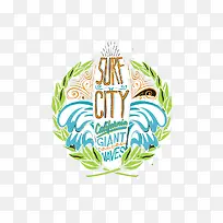 水彩浪花-空若网 水彩浪花-空若网