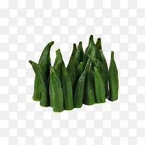 绿色未开花的秋葵-空若网 绿色未开花的秋葵-空若网