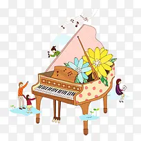 卡通创意钢琴-空若网 卡通创意钢琴-空若网
