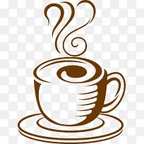 卡通热咖啡杯子图-空若网 卡通热咖啡杯子图-空若网