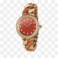 宝格丽女表玫瑰金橘色镶钻腕表手-空若网 宝格丽女表玫瑰金橘色镶钻腕表手-空若网