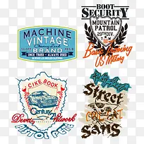 复古招贴纹样标签-空若网 复古招贴纹样标签-空若网