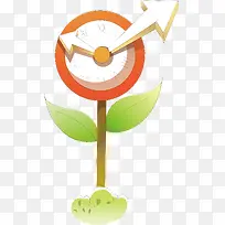 手绘卡通钟表素材-空若网 手绘卡通钟表素材-空若网