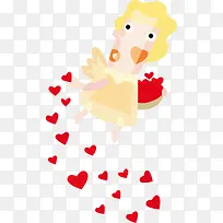 散落爱心型矢量图-空若网 散落爱心型矢量图-空若网