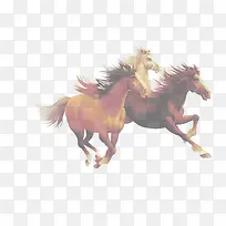 骏马奔腾新年快乐宣传单-空若网 骏马奔腾新年快乐宣传单-空若网