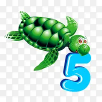 海龟戏数字-空若网 海龟戏数字-空若网