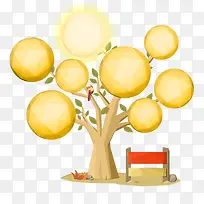 卡通宣传树-空若网 卡通宣传树-空若网