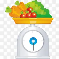 厨房秤矢量图-空若网 厨房秤矢量图-空若网