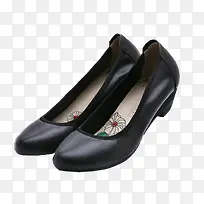 产品实物黑色妈妈鞋-空若网 产品实物黑色妈妈鞋-空若网