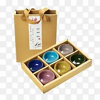 中式茶碗伴手礼素材-空若网 中式茶碗伴手礼素材-空若网