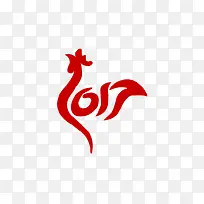 2017新年快乐装饰元素鸡年-空若网 2017新年快乐装饰元素鸡年-空若网