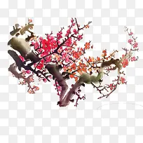 水墨梅花树-空若网 水墨梅花树-空若网