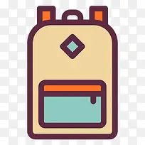 灰色扁平化背包-空若网 灰色扁平化背包-空若网