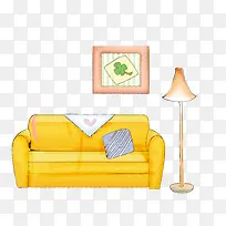 水彩卡通家具-空若网 水彩卡通家具-空若网