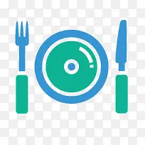矢量餐具图标-空若网 矢量餐具图标-空若网