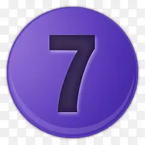 深蓝色的数字7图标-空若网 深蓝色的数字7图标-空若网