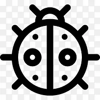 七星瓢虫图标-空若网 七星瓢虫图标-空若网