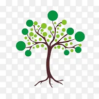矢量树素材-空若网 矢量树素材-空若网