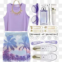 ��ɫ���ºͰ���ȹ-������