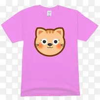 紫色卡通头像T恤-空若网 紫色卡通头像T恤-空若网