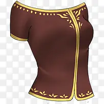 手绘紫色时尚上衣-空若网 手绘紫色时尚上衣-空若网