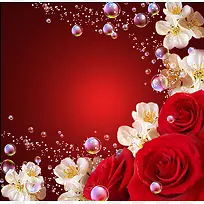 鲜花背景-空若网 鲜花背景-空若网