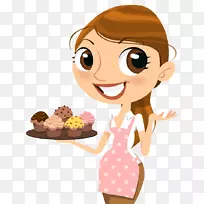 蛋糕烘焙女-快乐女人-空若网 蛋糕烘焙女-快乐女人-空若网