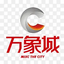 万象城红色标志设计-空若网 万象城红色标志设计-空若网