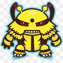 黄色可爱宠物小精灵-空若网 黄色可爱宠物小精灵-空若网