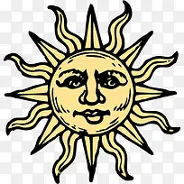 手绘太阳-空若网 手绘太阳-空若网