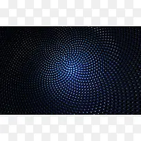 蓝色点状灯光重叠-空若网 蓝色点状灯光重叠-空若网