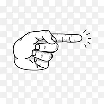 手绘卡通手指-空若网 手绘卡通手指-空若网