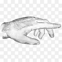 手绘一只手-空若网 手绘一只手-空若网