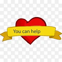 矢量卡通爱心-空若网 矢量卡通爱心-空若网