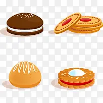 矢量手绘甜点-空若网 矢量手绘甜点-空若网