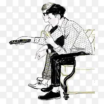 看电视的人-空若网 看电视的人-空若网