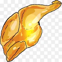 卡通食物肉食补充营养鸡肉鸡腿-空若网 卡通食物肉食补充营养鸡肉鸡腿-空若网