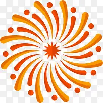 春节卡通多彩烟花-空若网 春节卡通多彩烟花-空若网