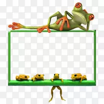 食用蛙红眼树蛙剪贴画艺术节-空若网 食用蛙红眼树蛙剪贴画艺术节-空若网