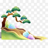 卡通手绘树-空若网 卡通手绘树-空若网