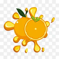 水果橙子卡通边框装饰-空若网 水果橙子卡通边框装饰-空若网
